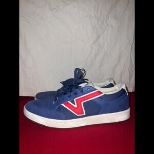 Stylish VANS Blue and Red Sneakers Men’s Size 11